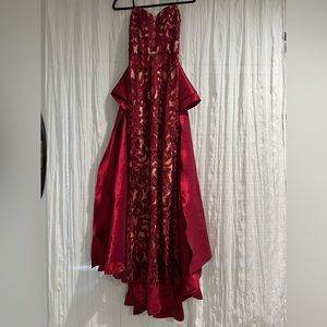 Red prom dress
